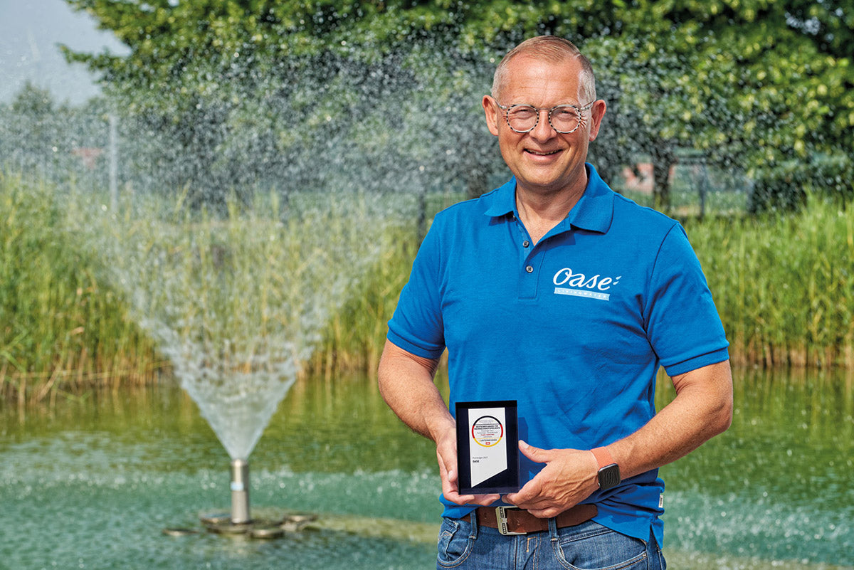 German Award for Sustainability Projects . Water Technology by OASE